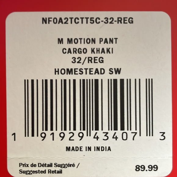 Mens North Face Motion Pants - Picture 4 of 4